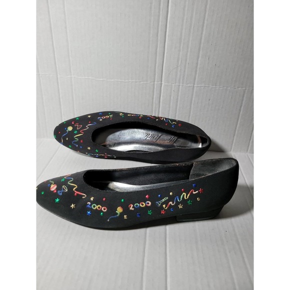 Life Stride Celebration theme embroidered Women's Flats Size 7C - Picture 4 of 5